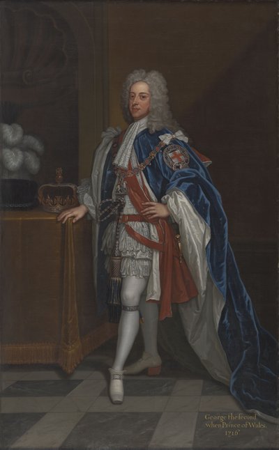 Porträt von König Georg II. als Prinz von Wales (1683-1760) von George Hamilton Constantine